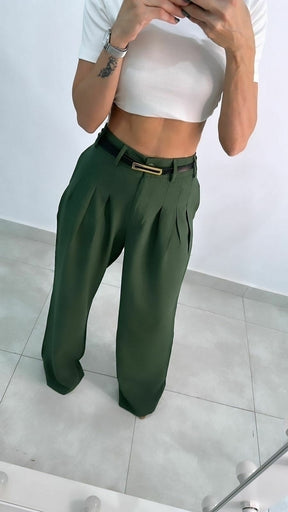 Calça Pantalona Adele Alfaiataria