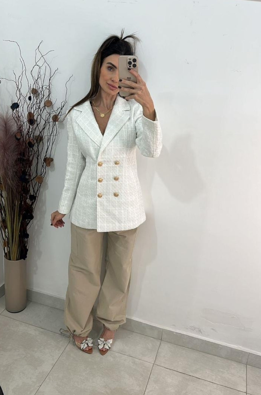 Casaco Tweed Lorena