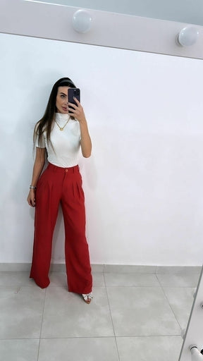 Calça Pantalona Adele Alfaiataria