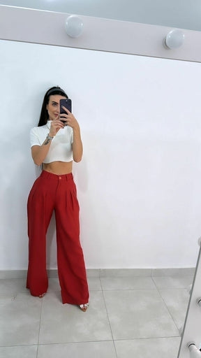 Calça Pantalona Adele Alfaiataria