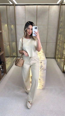 Conjunto Total Confort - Cropped e Calça