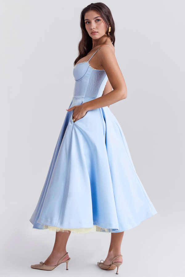 Vestido Midi Cloe - Dupla Camada - Imagem 28