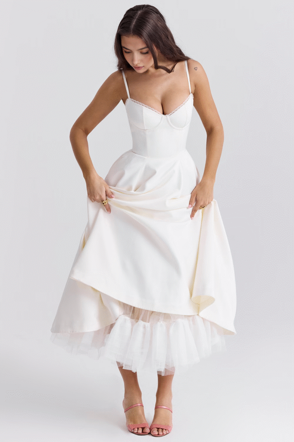 Vestido Midi Cloe - Dupla Camada - Imagem 14