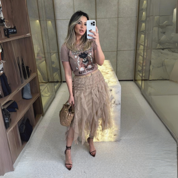 Saia Tule Jade - Imagem 6
