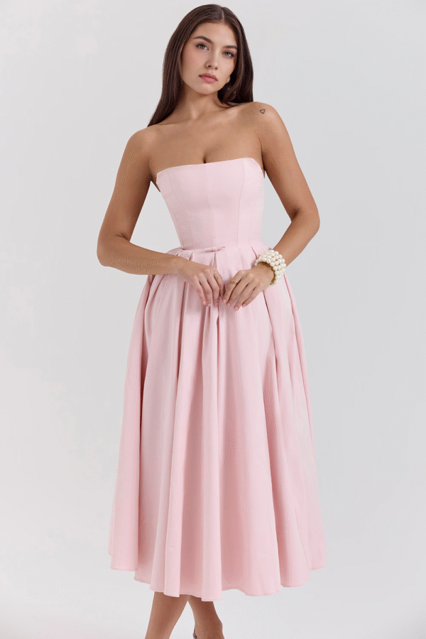 Vestido Bustier Celeste - Imagem 19