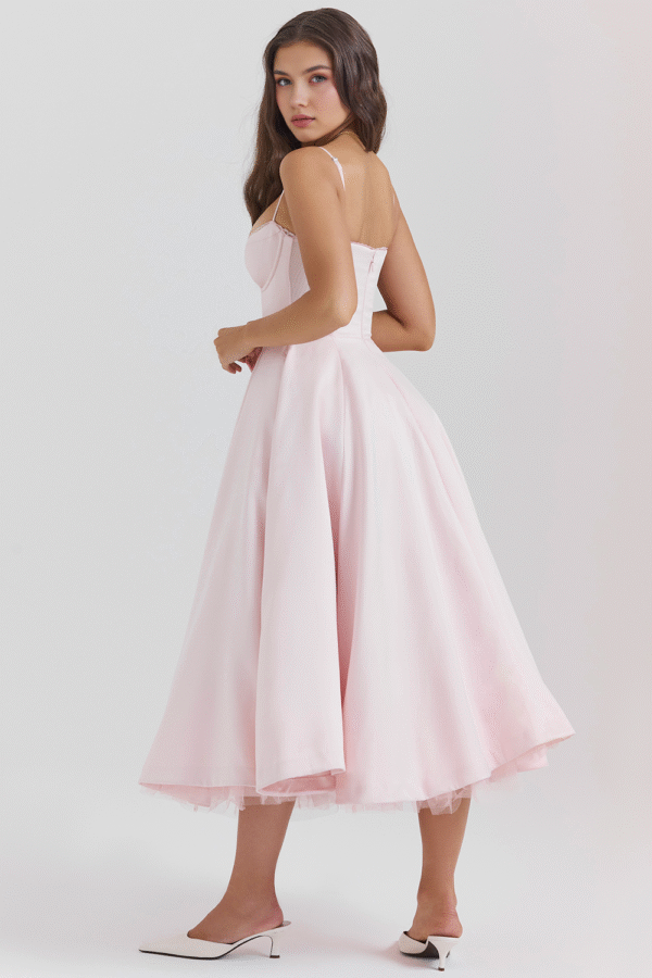 Vestido Midi Cloe - Dupla Camada - Imagem 7