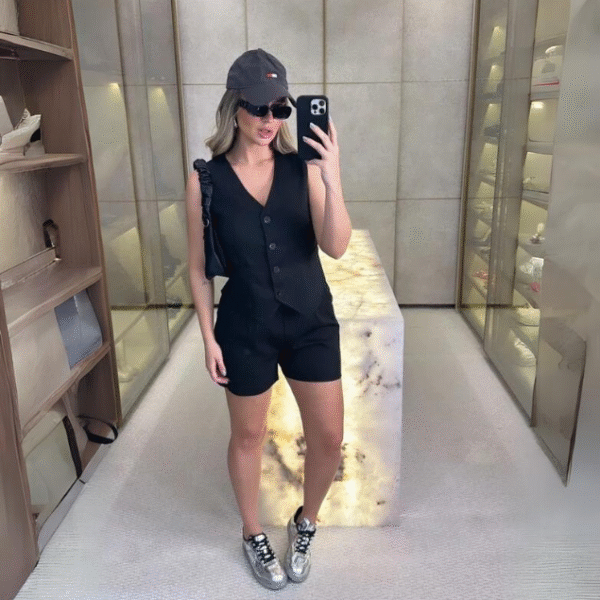 Conjunto Marcela Alfaiataria | Colete e Short - Imagem 2