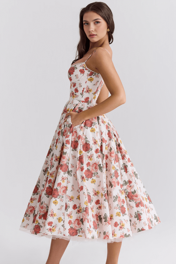 Vestido Midi Cloe - Dupla Camada - Imagem 32