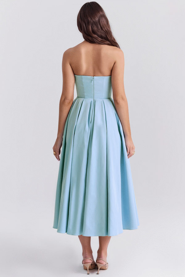 Vestido Bustier Celeste - Imagem 14