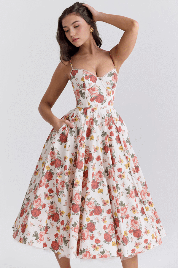 Vestido Midi Cloe - Dupla Camada - Imagem 30
