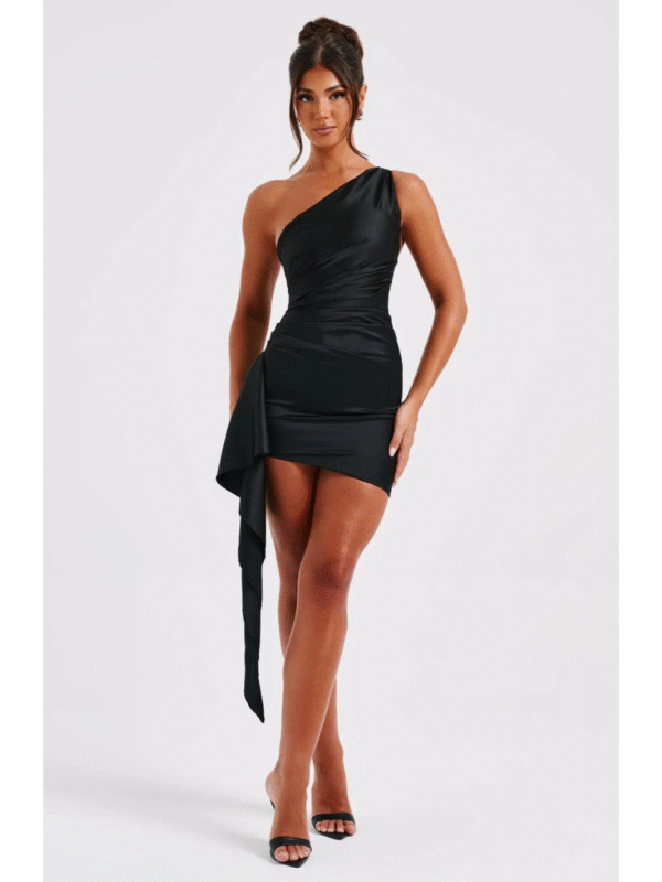 Vestido Curto de Cetim Modern Avery - Imagem 2