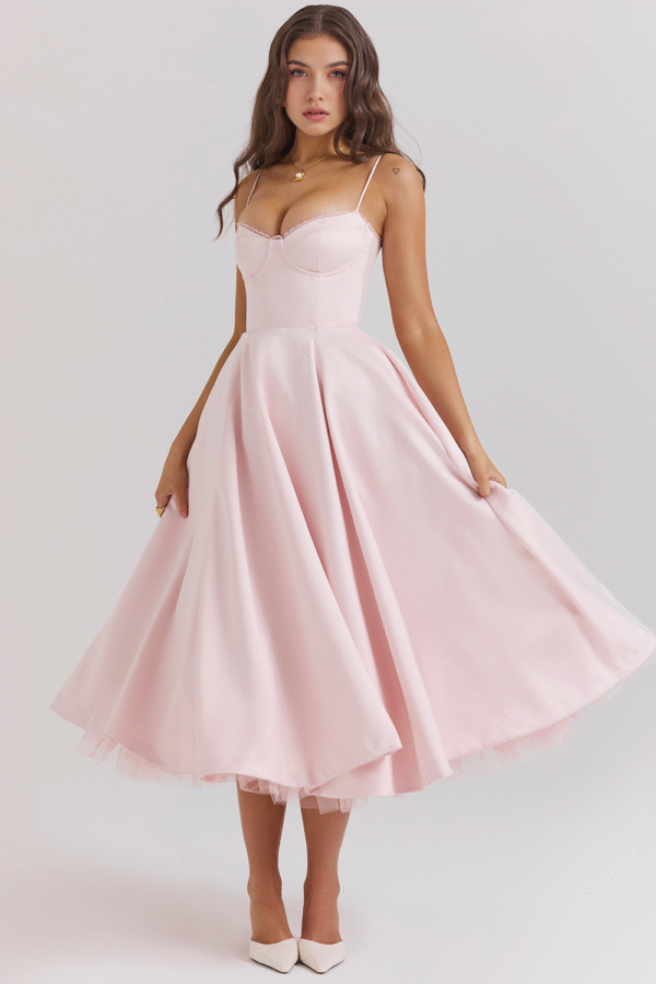 Vestido Midi Cloe - Dupla Camada - Imagem 11