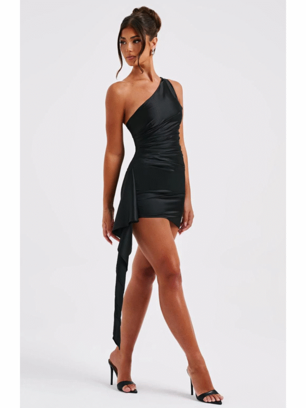 Vestido Curto de Cetim Modern Avery - Imagem 3