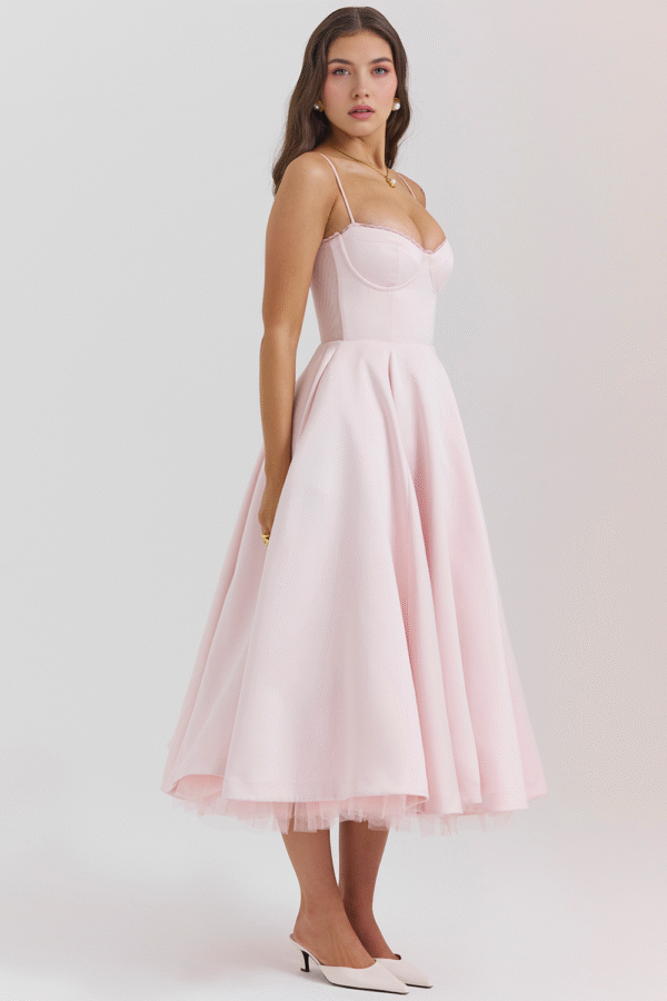 Vestido Midi Cloe - Dupla Camada - Imagem 9