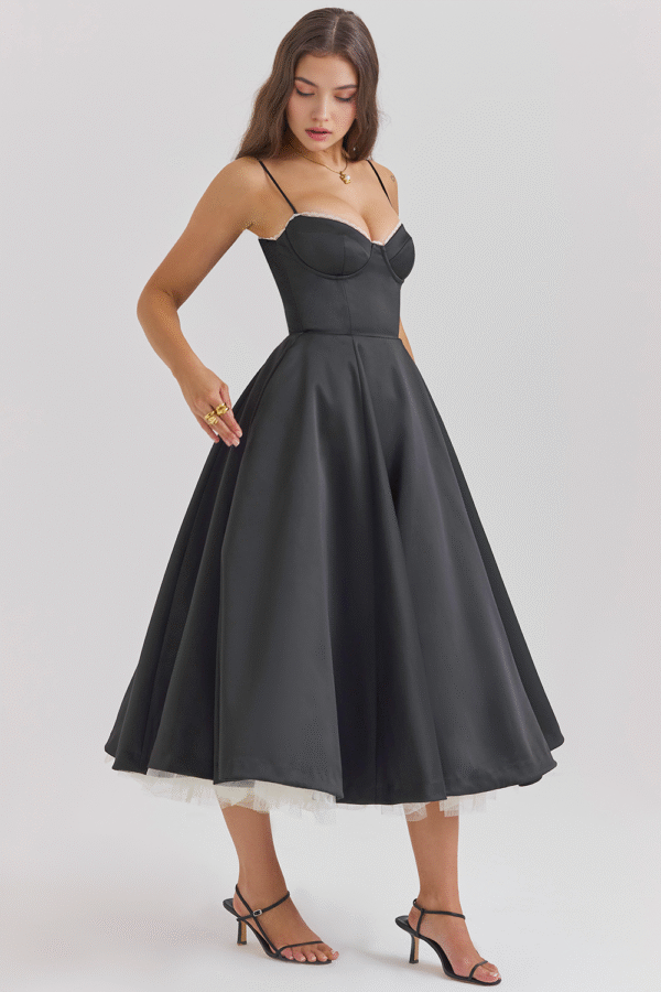 Vestido Midi Cloe - Dupla Camada - Imagem 22