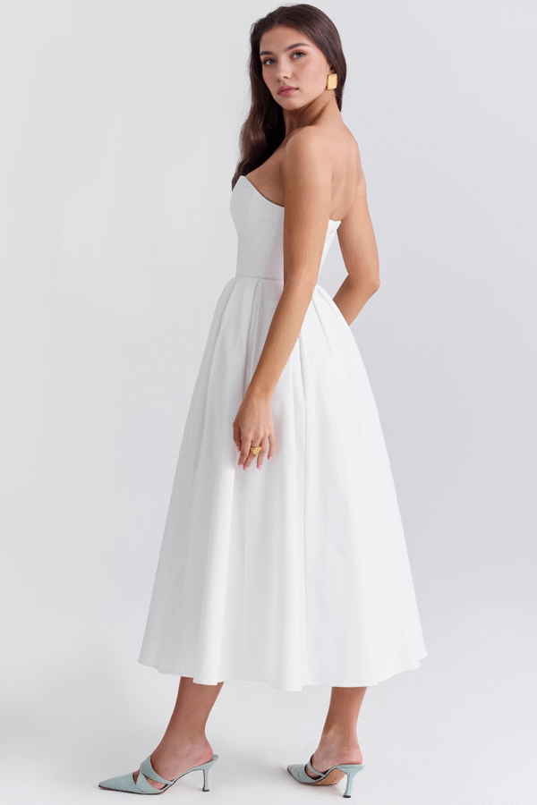 Vestido Bustier Celeste - Imagem 4