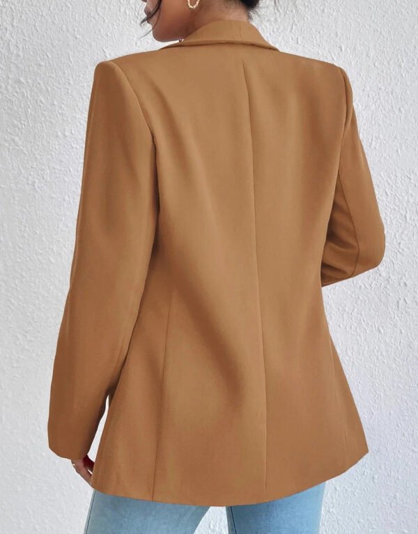 Blazer feminino gola lapela e bolso lateral AB636 - Imagem 12