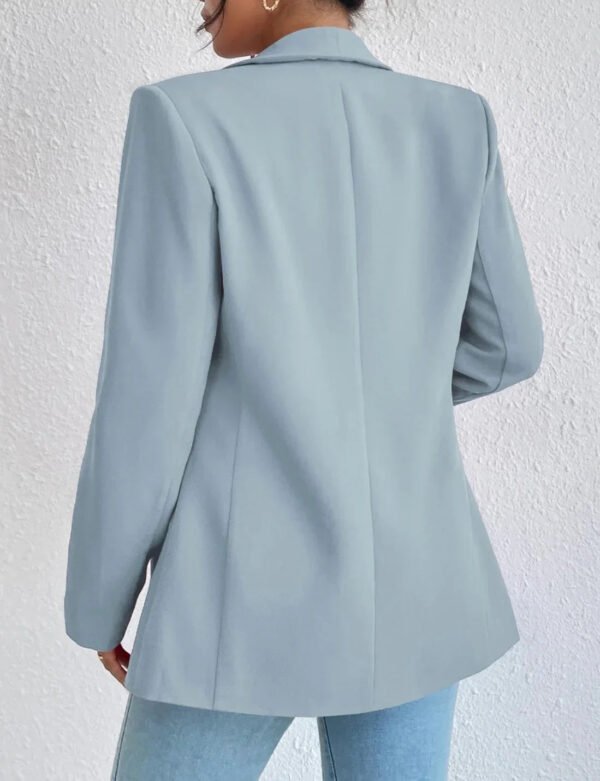 Blazer feminino gola lapela e bolso lateral AB636 - Imagem 14