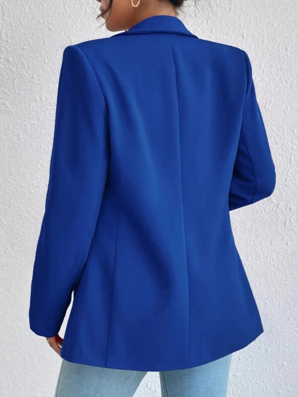 Blazer feminino gola lapela e bolso lateral AB636 - Imagem 10
