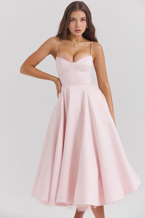 Vestido Midi Cloe - Dupla Camada - Imagem 10