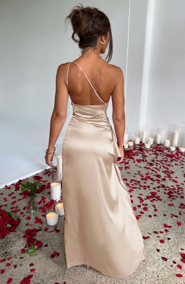 Vestido Longo de Cetim Modern Avery - Imagem 4