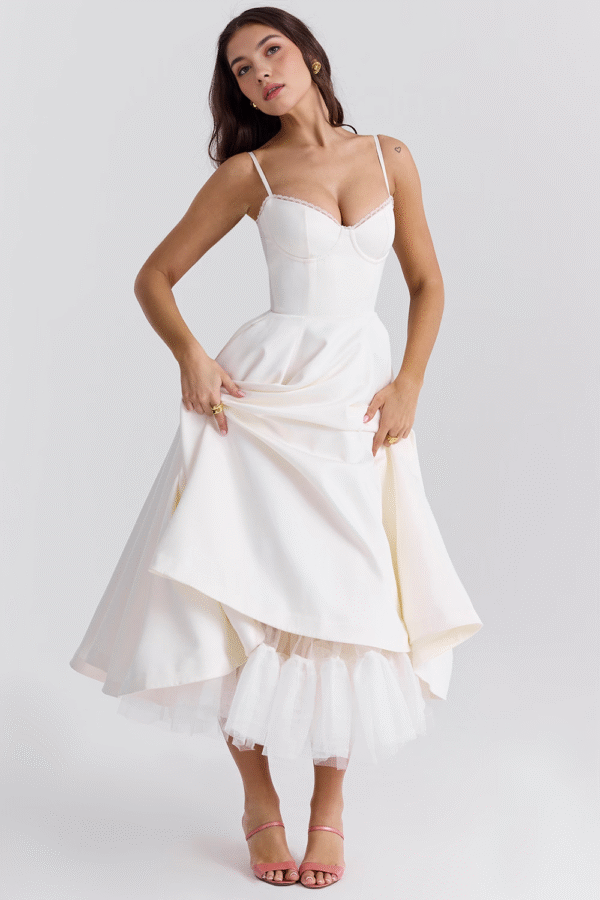 Vestido Midi Cloe - Dupla Camada - Imagem 13