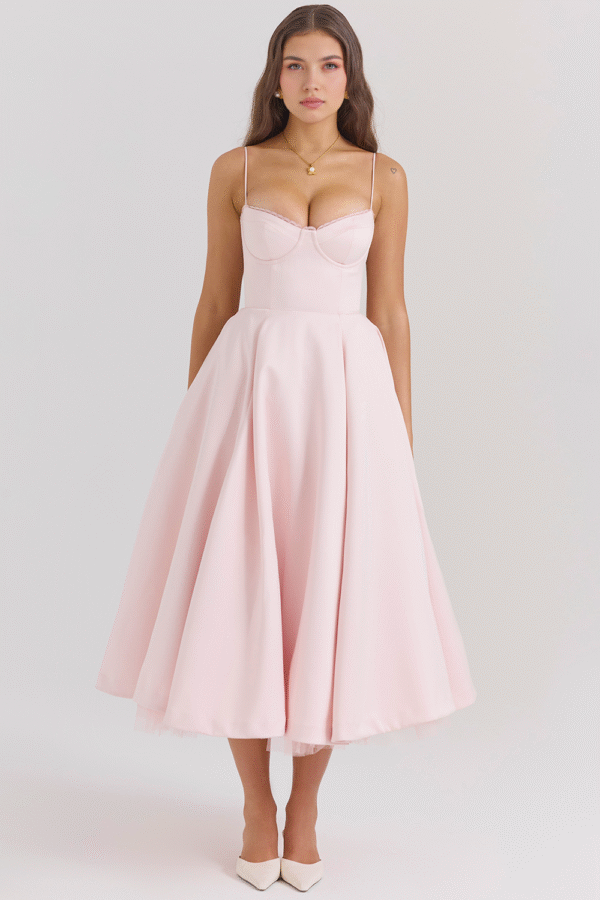 Vestido Midi Cloe - Dupla Camada - Imagem 6