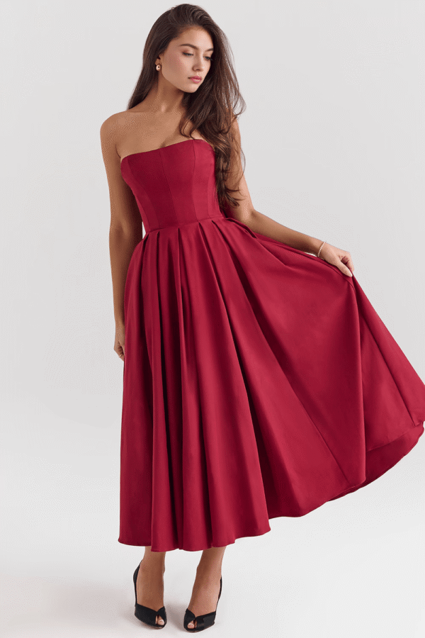 Vestido Bustier Celeste - Imagem 21