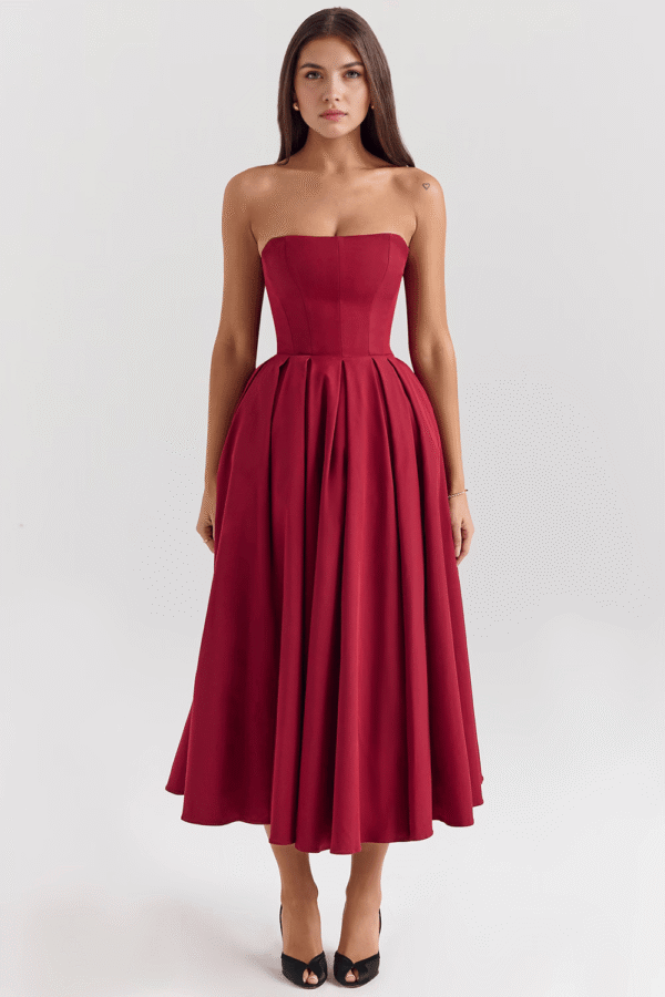 Vestido Bustier Celeste - Imagem 22
