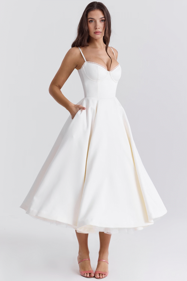 Vestido Midi Cloe - Dupla Camada - Imagem 16