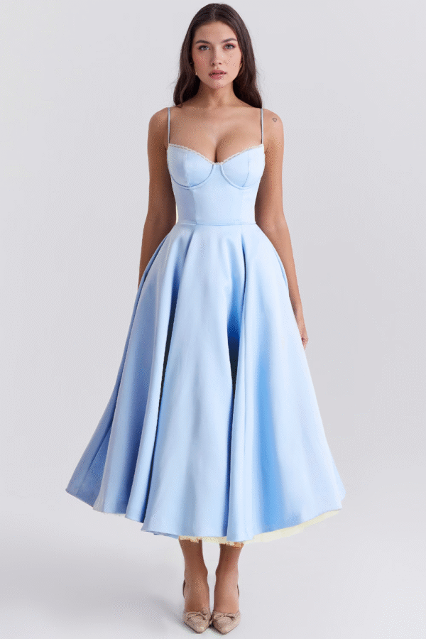 Vestido Midi Cloe - Dupla Camada - Imagem 23