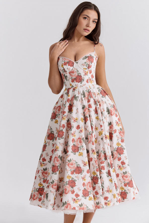 Vestido Midi Cloe - Dupla Camada - Imagem 31